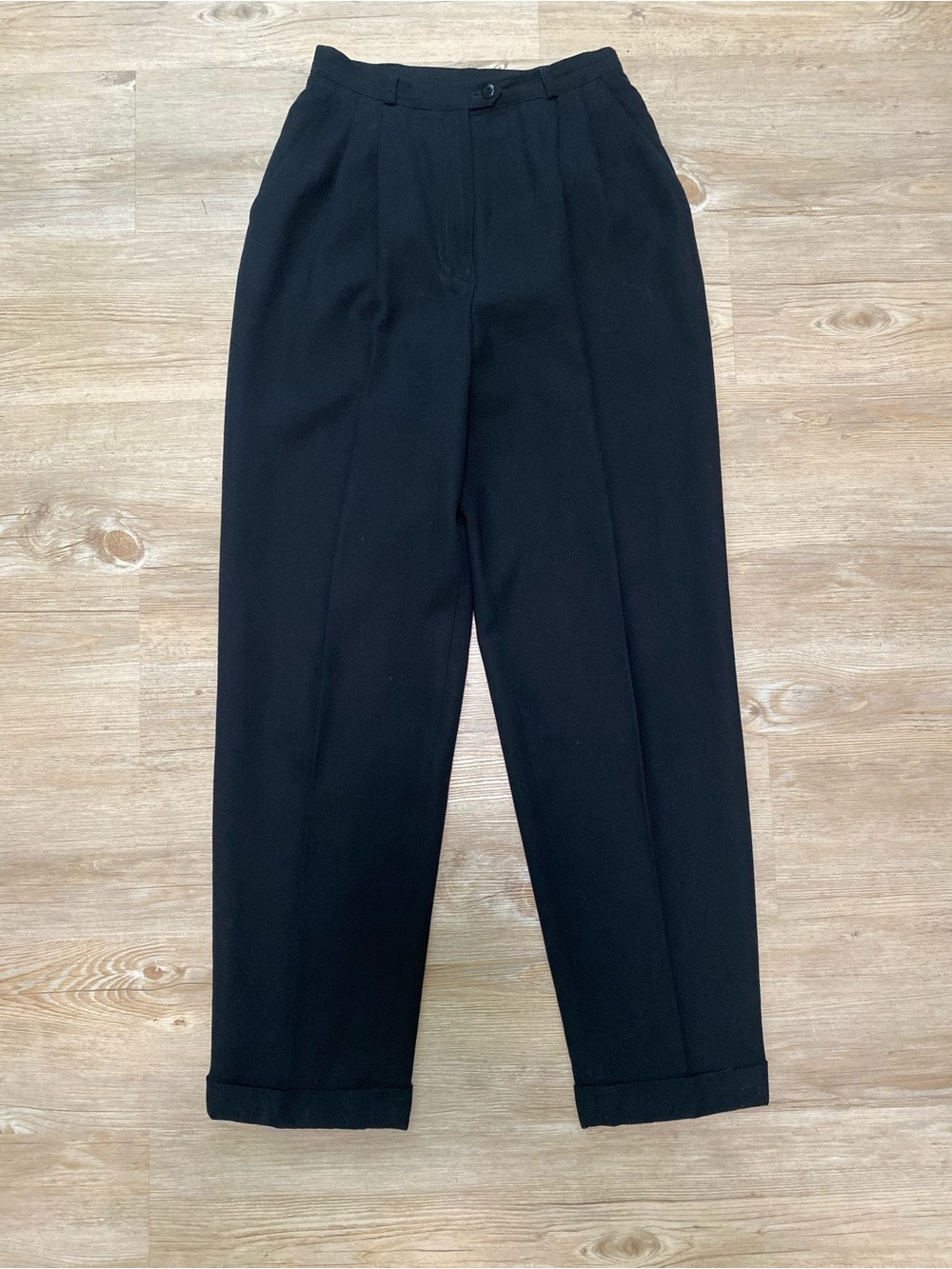 Vintage Lauren Ralph Lauren 100% Wool High Rise Pleated Trousers Size 4